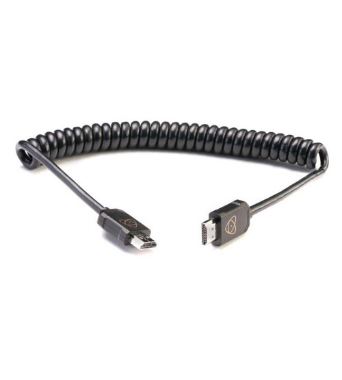 Atomos AtomFLEX HDMI to HDMI Coiled Cable 40cm (ATOM4K60C6)